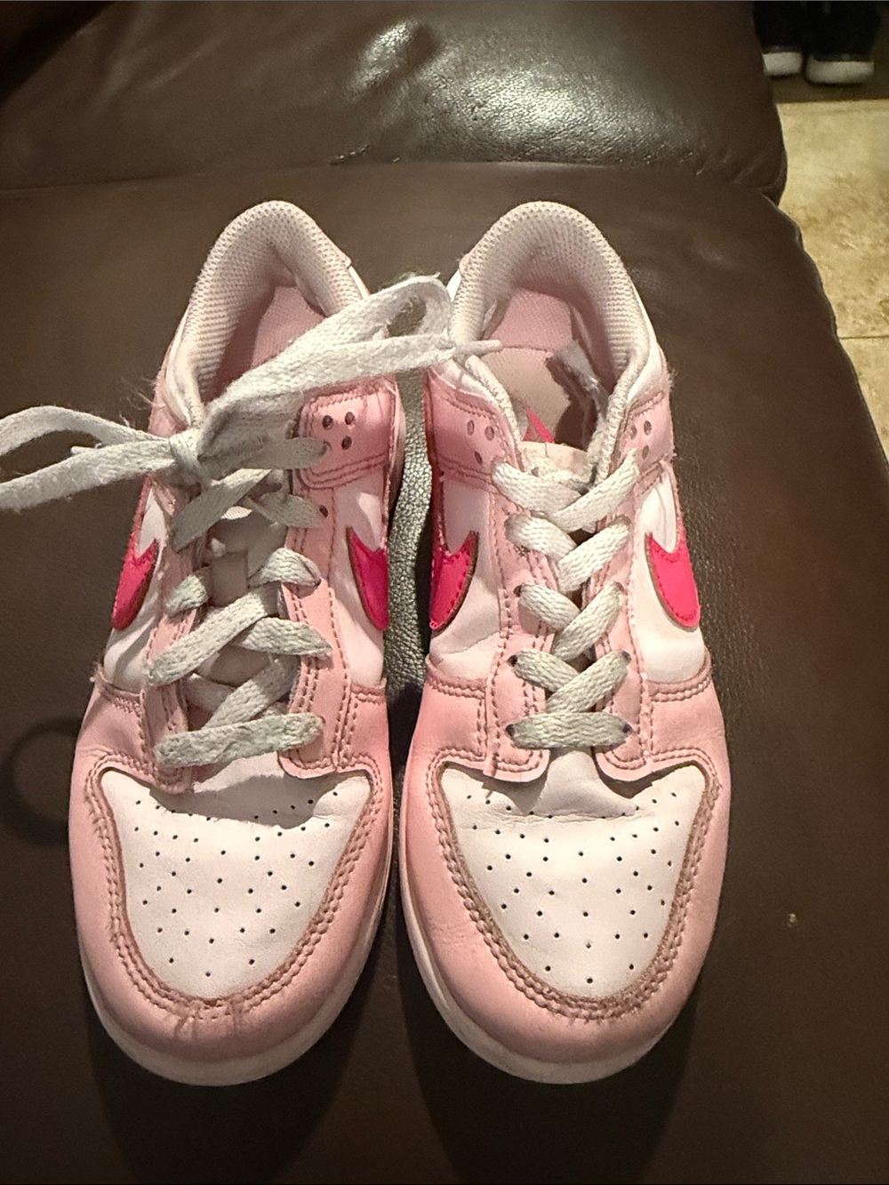 Nike Kids Pink & Hot Pink Low-Top Sneakers